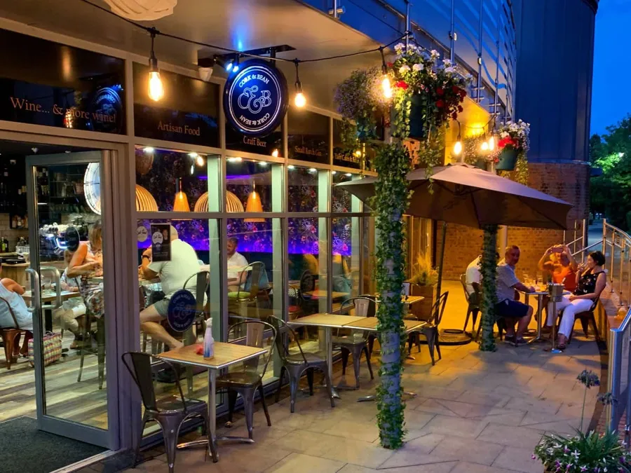 Cork & Bean: Daytime Brews and Evening Pours on Latimer Walk