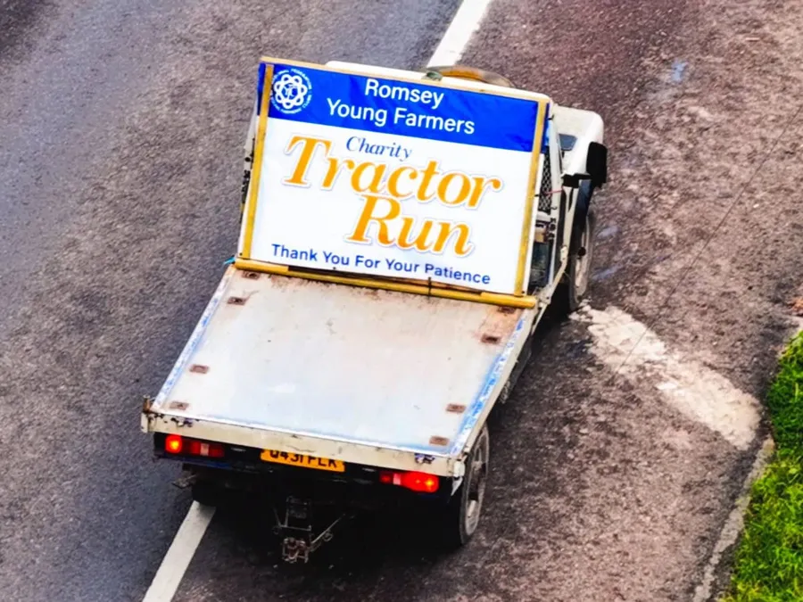 Convoy of Tractors Boosts Community Spirit in Romsey